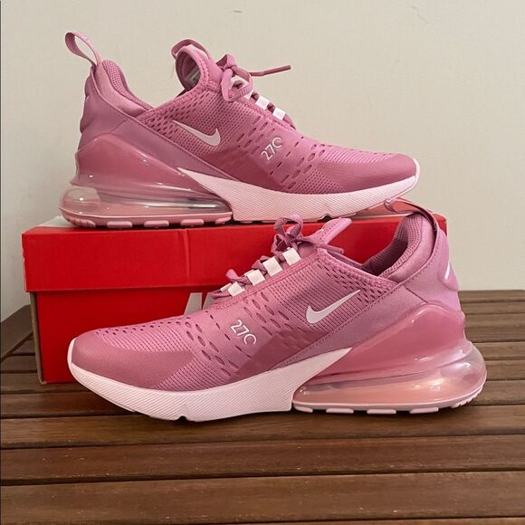 Nike Shoes - Nike Air Max 270 Magic Flamingo/Pink Foam Women Size 8/Kid Size 6.5(HQ1553-646)